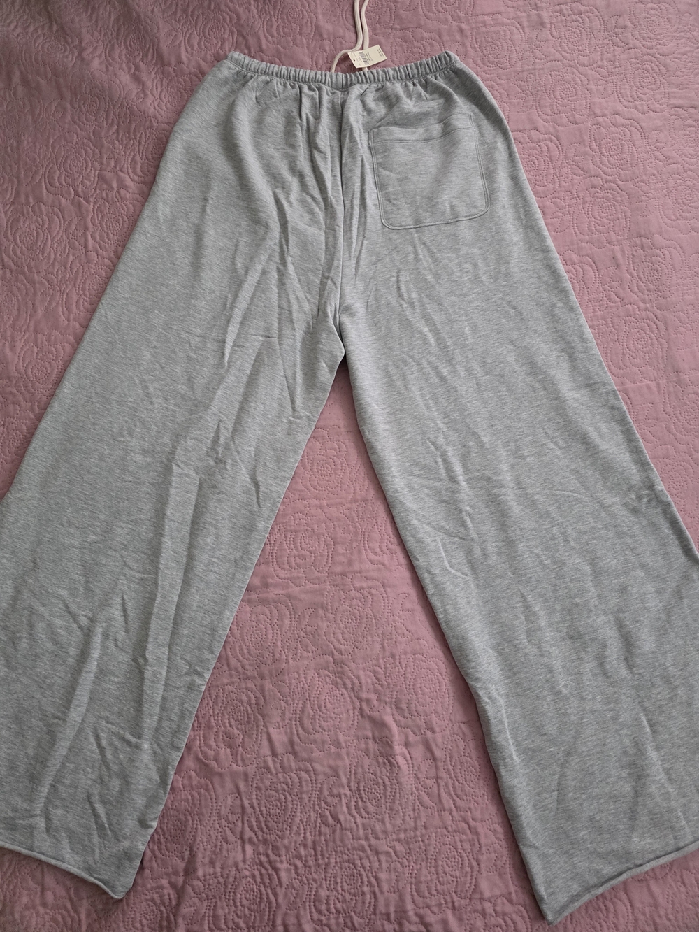 Offline by Aerie Gray Long Track Joggers with Drawstring - Picture 3 of 3